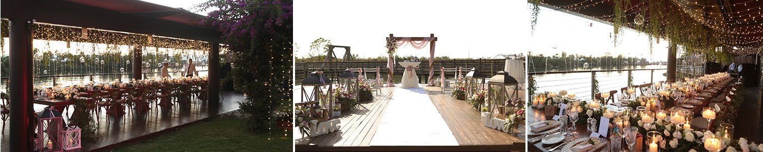 Rustikale Hochzeitsdekoration in Antalya, Türkei