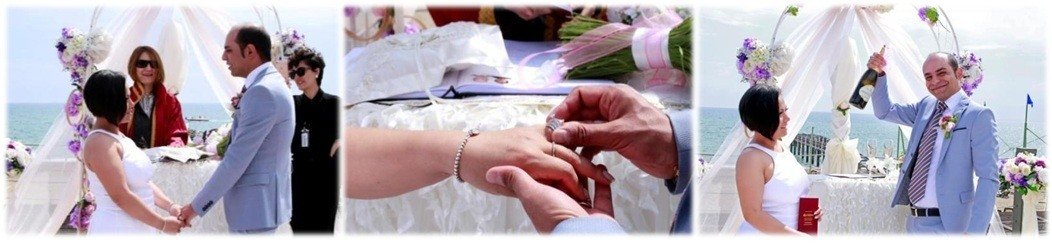 beach wedding in antalya