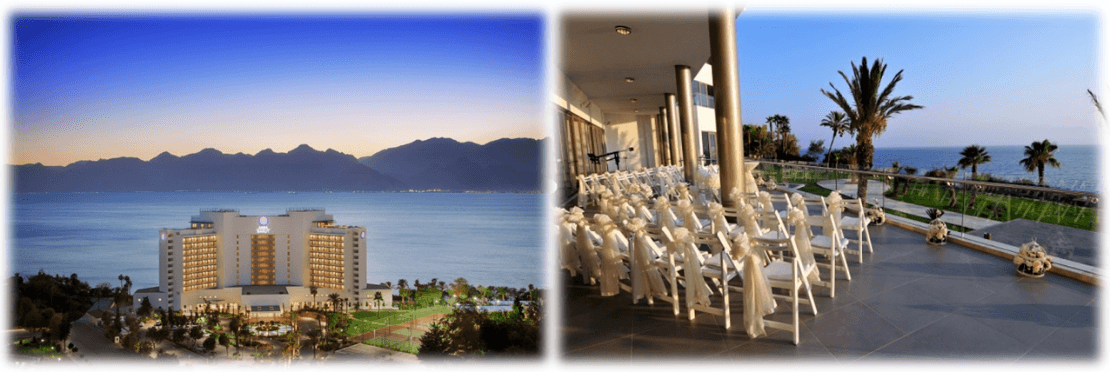 Akra Hotel Wedding in Antalya