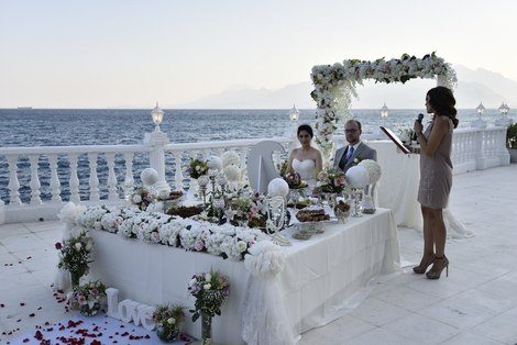 luxury Iranian wedding in Antalya sea coast