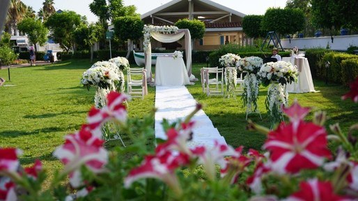 wedding in garden in Antalya
