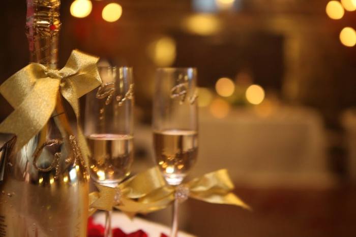 Romantic marriage proposal