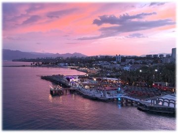 Wedding at sunset in Antalya Turkey