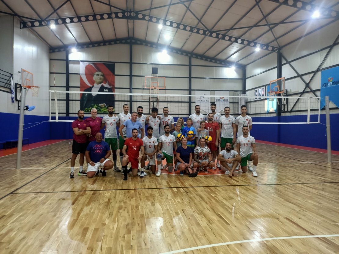 Camp of Morocco National volleyball team in Antalya, Turkey