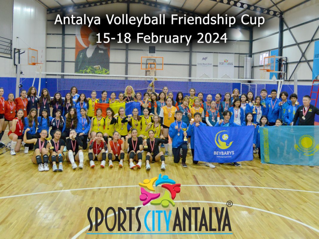Youth volleyball tournament in Antalya, Turkiye