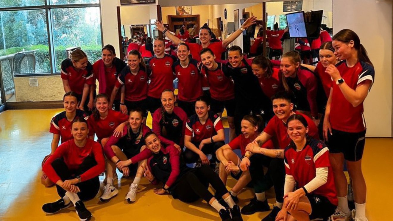 Training camp of women football club Yenisei in Antalya, Turkiye