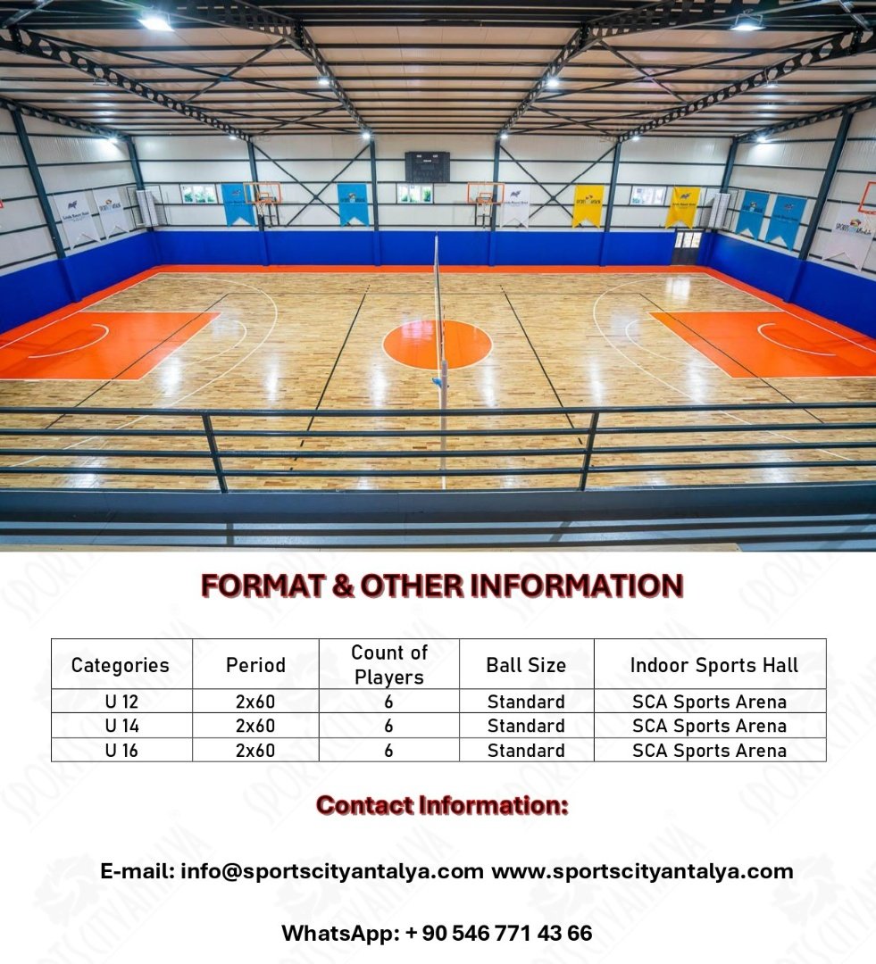 International Volleyball Tournament For Girls In Antalya U12-U14