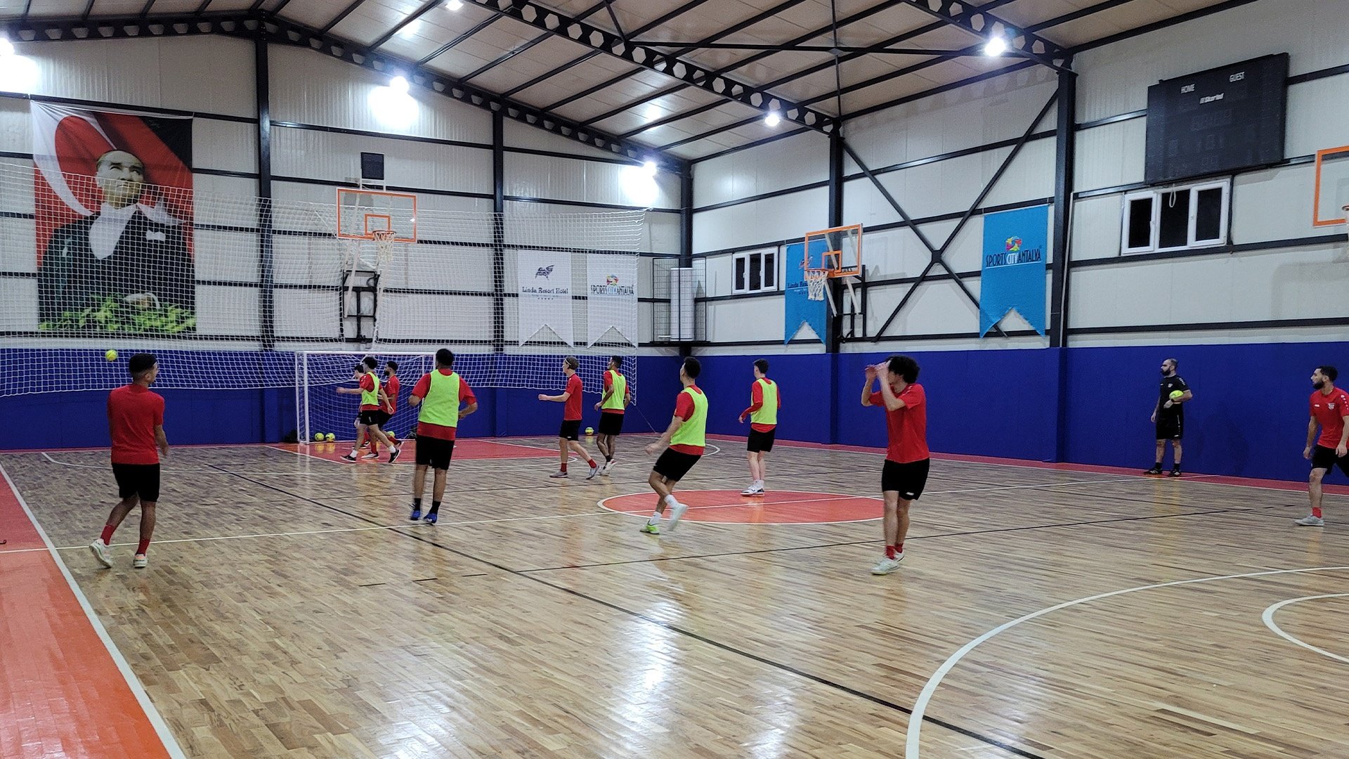 Futsal match illustrating indoor football rules and gameplay