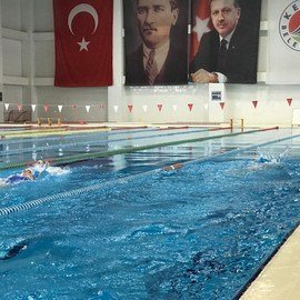 Latvia swimming training camp in Antalya