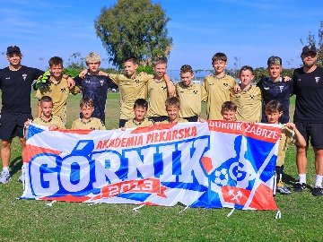 Action from the FC Gornik Zabrze Youth Football Tournament, Turkey