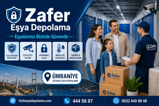 Ümraniye Eşya Depolama | Uygun Fiyatlı ve Güvenli Depolama - Zafer Nakliyat