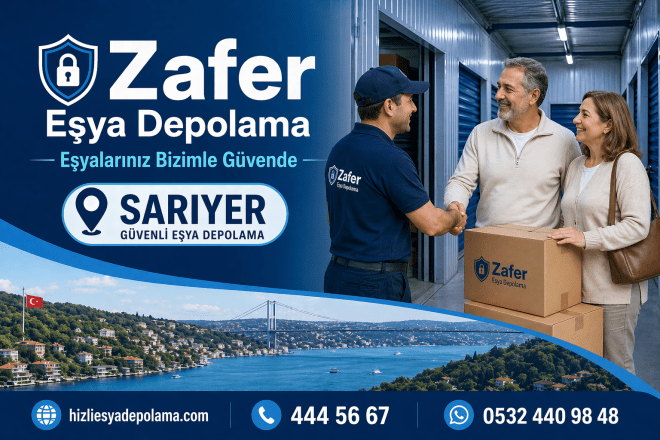 Sarıyer Eşya Depolama Fiyatları | Güvenli ve Profesyonel Depolama - Zafer Nakliyat