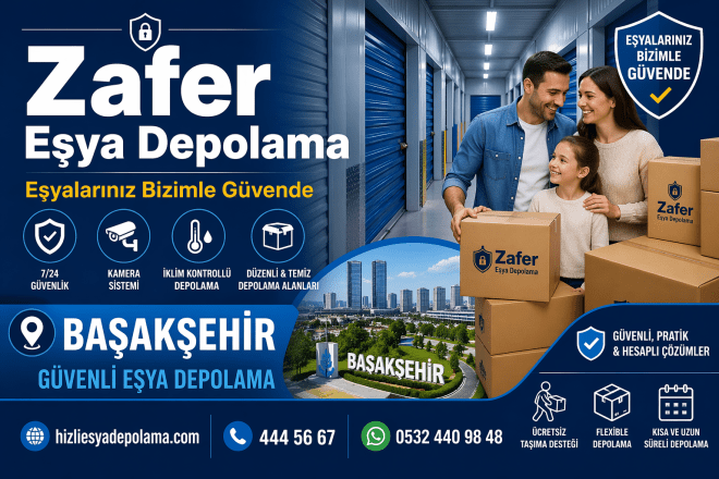 Başakşehir Eşya Depolama Fiyatları | Güvenli Depolama - Zafer Nakliyat