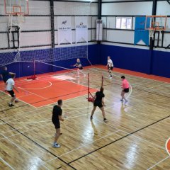 Сборы по бадминтону в крытом зале SCA Sports Arena