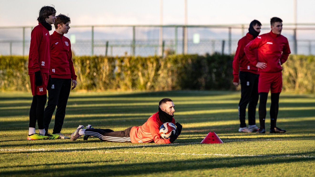 Польский ФК Калварианка на сборах в Анталии