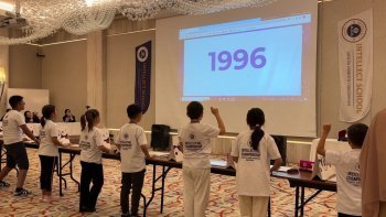 Childrens Mental Arithmethic Competition in Antalya Turkey