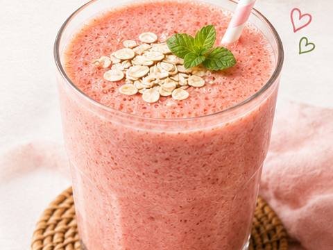 Karpuzlu ve Yulaflı Smoothie