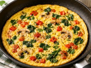 Sebzeli Omlet