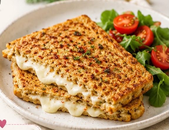 Ekmek Kullanmadan Yulaflı Tost
