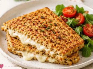 Ekmek Kullanmadan Yulaflı Tost