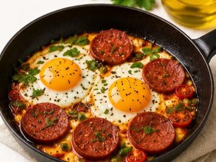 Ketojenik Kahvaltı: Salamlı Yumurta