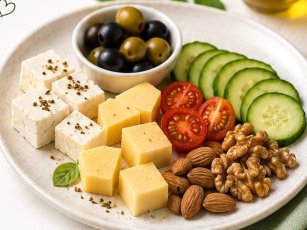 Ketojenik Kahvaltı: Peynir Tabağı