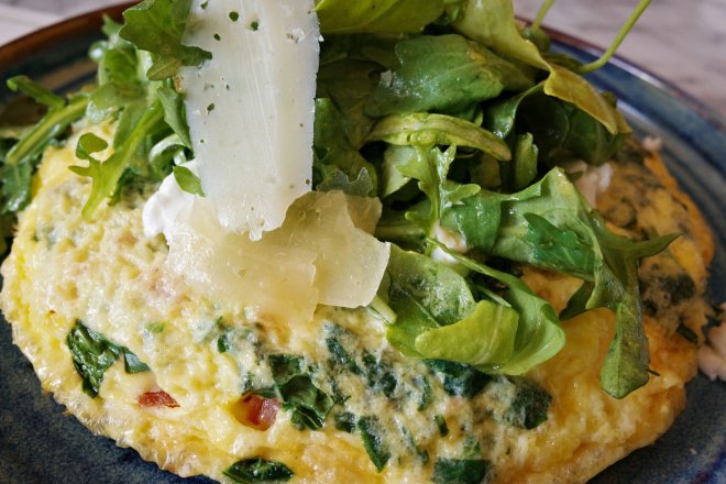 Rendelenmiş Kabaklı & Dereotlu "Mücver Esintili" Omlet