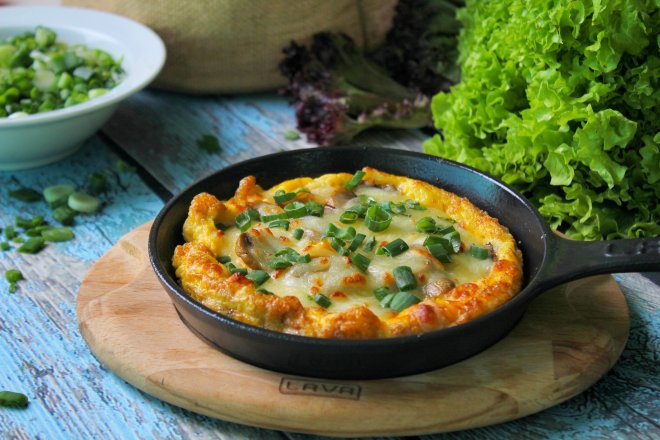 Mantarlı & Taze Kekikli Omlet