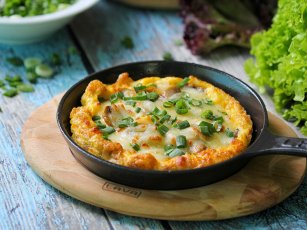 Brokoli Çiçekli & Çörek Otlu Omlet