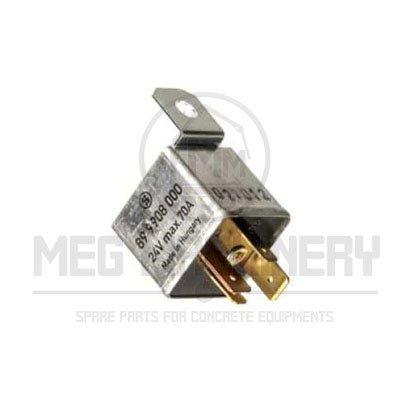 Putzmeister Spare Part - RELAY 24V; 40A 067633009
