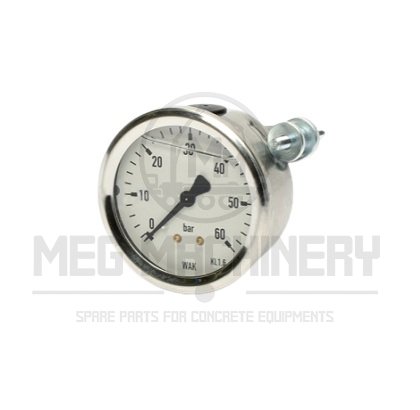 Putzmeister Spare Part - VACUUM GAUGE 60 BAR 016372007