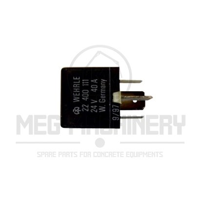 Schwing Spare Part - RELAY 24V 40A 10044212