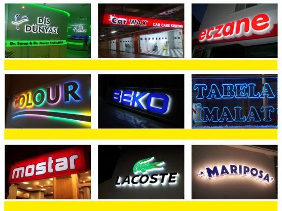 En Popüler Tabela Çeşitleri ve Tabelacı Hizmetleri