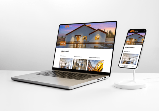 Öz & Öz İnşaat Web Sitesi Tasarımı