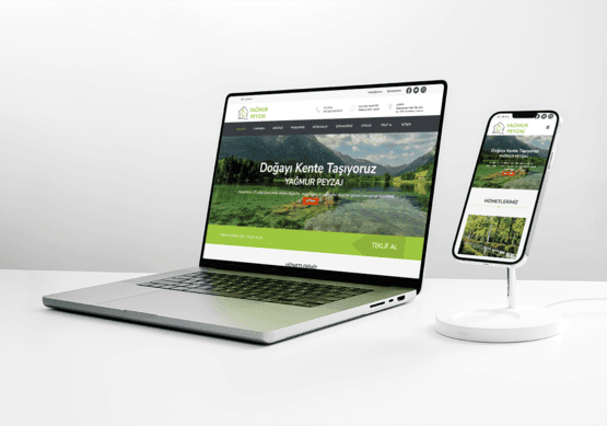 Ankara Yağmur Peyzaj Web Sitesi Tasarımı