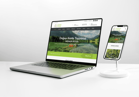 Ankara Yağmur Peyzaj Web Sitesi Tasarımı