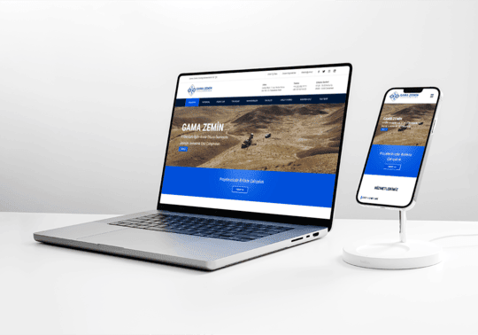 Gama Zemin Web Sitesi Tasarımı