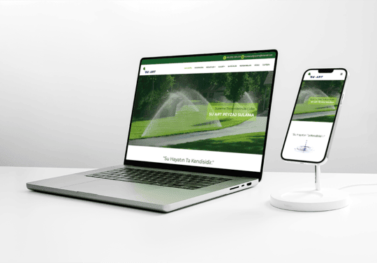 Su Art Peyzaj Sulama Web Sitesi Tasarımı