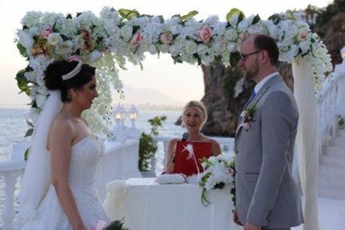 Seaside Wedding Ceremony in Antalya