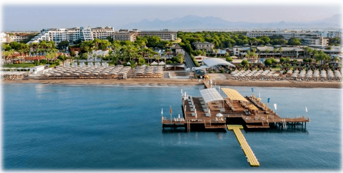 Свадьба на пляже отеля Papillon Ayscha в Анталии, Турция