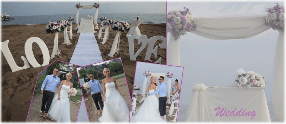 лучшее свадебное украшение в Анталии