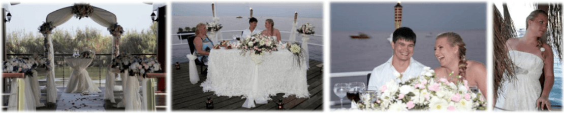 Церемония бракосочетания в Анталии