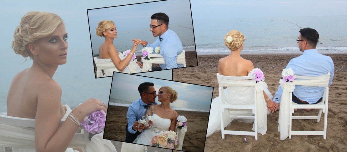 свадьба на пляже в Анталии