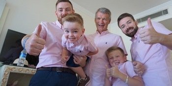 Мальчишник на пляже отеля Анталии