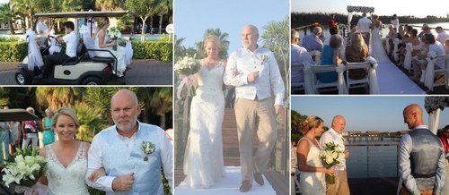 молодожены и их семьи на свадьбе в Турции