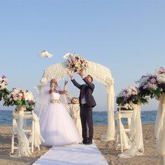 Свадебный пляж в Анталье