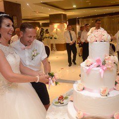 свадебная кекс церемония в Анталии