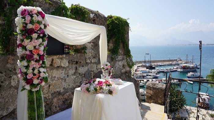 Schlanke Hochzeitslocations in der Türkei