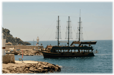 Luxury yacht wedding in Antalya