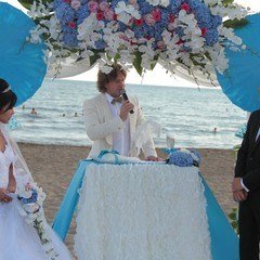 Hochzeit am Strand in der antalya